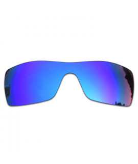 SOODASE For Oakley Batwolf Sunglasses Blue Polarized Replacement Lenses OO9101
