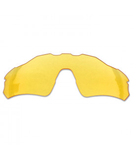 SOODASE For Oakley Radar EV Path Sunglasses Transparent Yellow Replacement Lenses