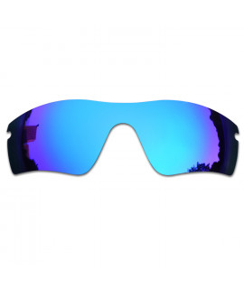 SOODASE For Oakley Radar Path Sunglasses Blue Polarized Replacement Lenses