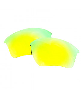 SOODASE For Oakley Half Jacket 2.0 XL Sunglasses Gold Polarized Replacement Lenses OO9154