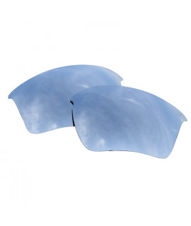 SOODASE For Oakley Half Jacket 2.0 XL Sunglasses Silver Polarized Replacement Lenses OO9154