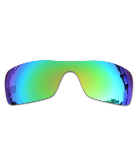 SOODASE For Oakley Batwolf Sunglasses Green Polarized Replacement Lenses OO9101