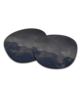 SOODASE For Oakley Latch Sunglasses Black Polarized Replacement Lenses OO9265