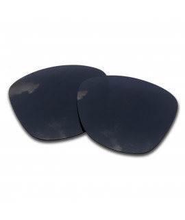 SOODASE For Oakley Frogskins Sunglasses Black Polarized Replacement Lenses