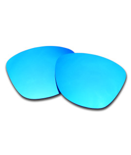 SOODASE For Oakley Frogskins Asia Fit Sunglasses Blue Polarized Replacement Lenses