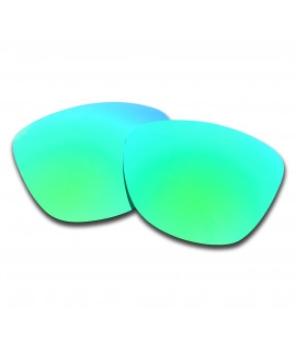 SOODASE For Oakley Frogskins Asia Fit Sunglasses Green Polarized Replacement Lenses