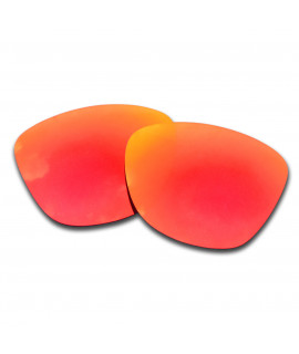 SOODASE For Oakley Frogskins Asia Fit Sunglasses Red Polarized Replacement Lenses
