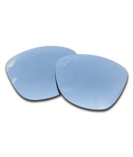 SOODASE For Oakley Frogskins Asia Fit Sunglasses Silver Polarized Replacement Lenses