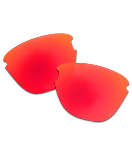 SOODASE For Oakley Frogskins Lite Sunglasses Red Polarized Replacement Lenses