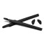 SOODASE For Oakley Crosslink Sunglasses Black Replacement Earsocks Rubber Kit