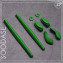 SOODASE For Oakley Juliet Sunglasses Green Replacement Earsocks Rubber Kit