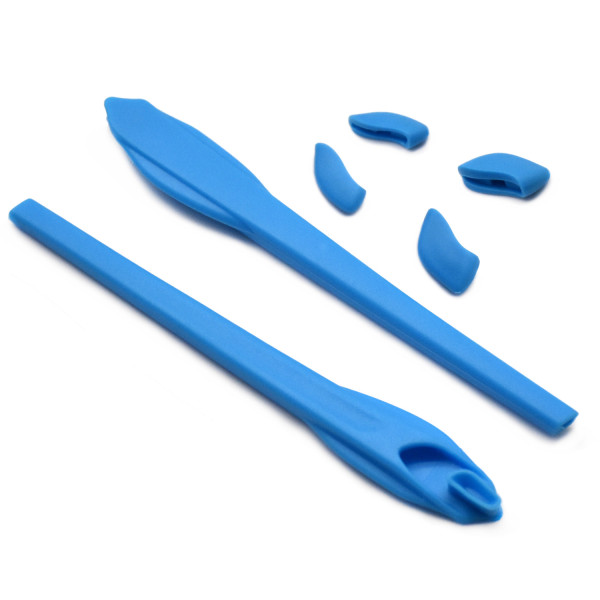 SOODASE For Oakley Flak 2.0/Flak 2.0 XL Sunglasses Blue Replacement Earsocks Rubber Kit